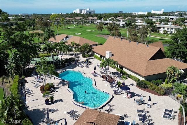 34 Glades Blvd Unit 1461, Naples, FL 34112 - view of pool featuring view of golf course