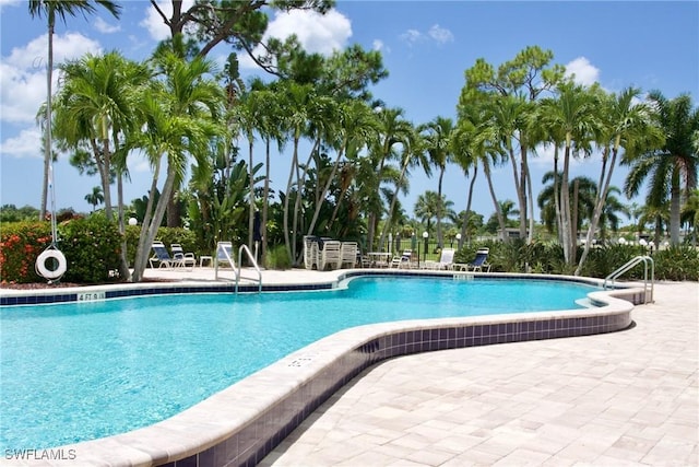 34 Glades Blvd Unit 1461, Naples, FL 34112 - community pool featuring a patio