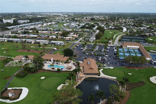 34 Glades Blvd Unit 1461, Naples, FL 34112 - aerial view of property and surrounding area featuring a nearby body of water and a golf club