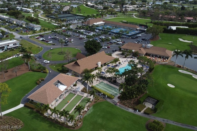 34 Glades Blvd Unit 1461, Naples, FL 34112 - aerial view of property's location with a golf club and a large body of water