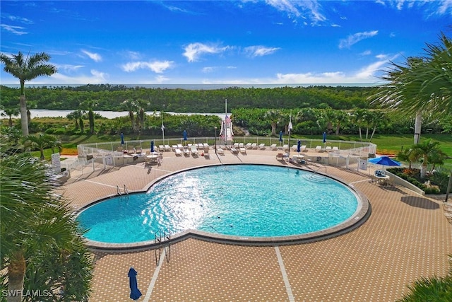 440 Seaview Ct Unit 1106, Marco Island, FL 34145 - community pool with a patio area