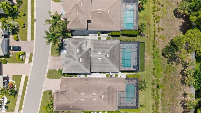3640 Pilot Cir, Naples, FL 34120 - drone / aerial view of a pool area