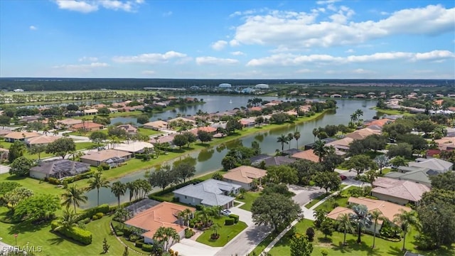 1087 Port Orange Way, Naples, FL 34120 - aerial view of residential area with a nearby body of water