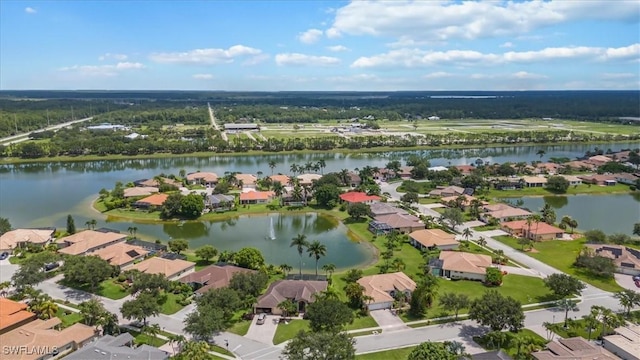1087 Port Orange Way, Naples, FL 34120 - aerial view of residential area featuring a nearby body of water