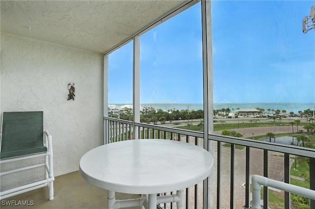 5600 Bonita Beach Rd Unit 4-605, Bonita Springs, FL 34134 - balcony featuring a water view