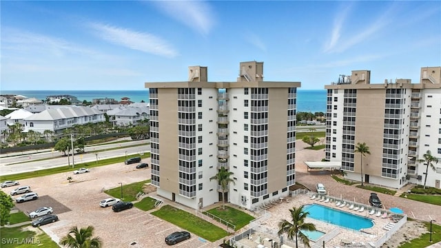 5600 Bonita Beach Rd Unit 4-605, Bonita Springs, FL 34134 - view of apartment building / complex featuring a water view