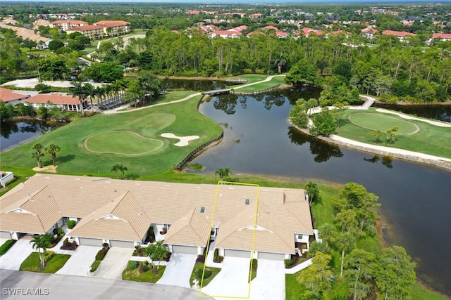 866 Marblehead Dr Unit H6, Naples, FL 34104 - aerial view of property and surrounding area featuring a nearby body of water and nearby suburban area