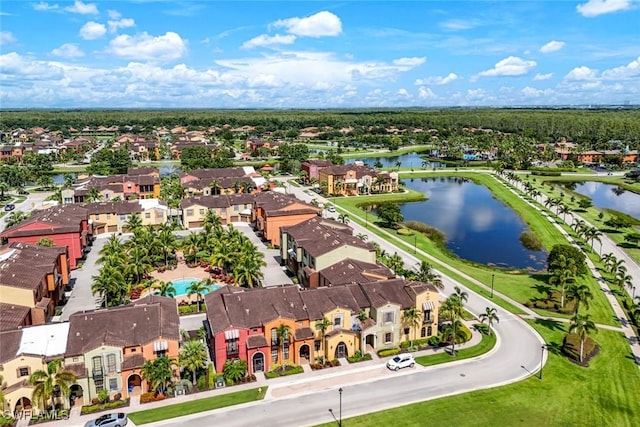 11758 Izarra Way Unit 7703, Fort Myers, FL 33912 - aerial view of residential area with a nearby body of water