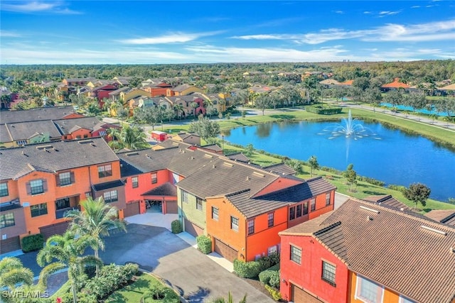 11758 Izarra Way Unit 7703, Fort Myers, FL 33912 - aerial view of residential area with a nearby body of water