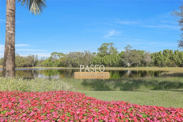 11758 Izarra Way Unit 7703, Fort Myers, FL 33912 - water view featuring a heavily wooded area