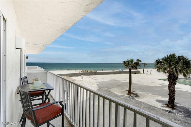 25710 Hickory Blvd Unit A 202, Bonita Springs, FL 34134 - balcony with view of water and beach