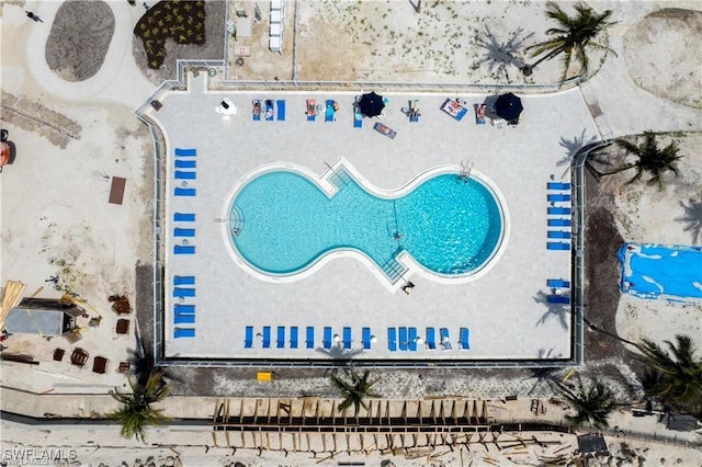 25710 Hickory Blvd Unit A 202, Bonita Springs, FL 34134 - bird's eye view of a pool