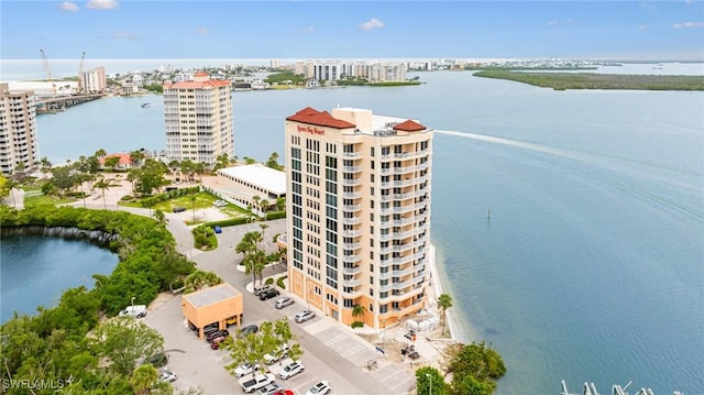 8771 Estero Blvd Unit 607, Fort Myers Beach, FL 33931 - view of urban area featuring apartment complex / building and a large body of water