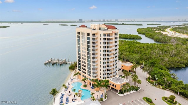 8771 Estero Blvd Unit 607, Fort Myers Beach, FL 33931 - aerial view of a nearby body of water