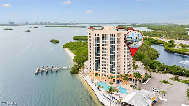 8771 Estero Blvd Unit 607, Fort Myers Beach, FL 33931 - bird's eye view of a nearby body of water