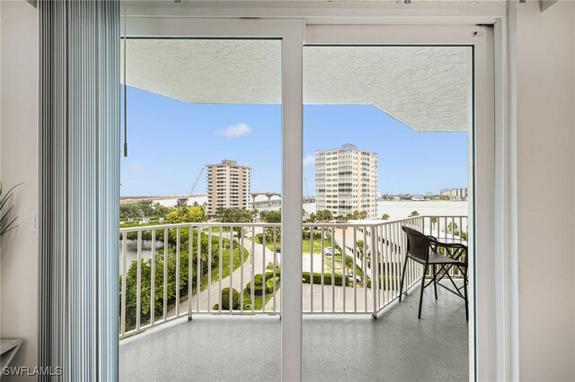 8771 Estero Blvd Unit 607, Fort Myers Beach, FL 33931 - balcony featuring a city view