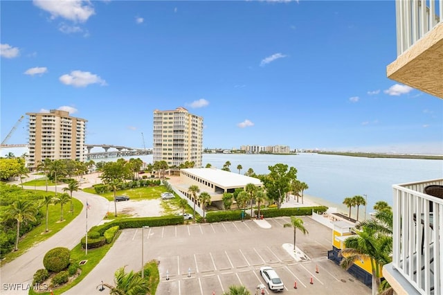 8771 Estero Blvd Unit 607, Fort Myers Beach, FL 33931 - water view with nearby urban area