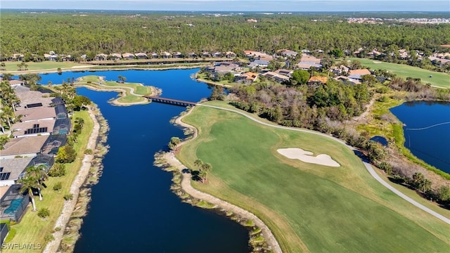 4844 Hampshire Ct Unit 305, Naples, FL 34112 - aerial view of property's location featuring a golf club and nearby suburban area