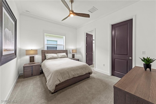 28617 Sicily Loop, Bonita Springs, FL 34135 - bedroom with carpet and a ceiling fan