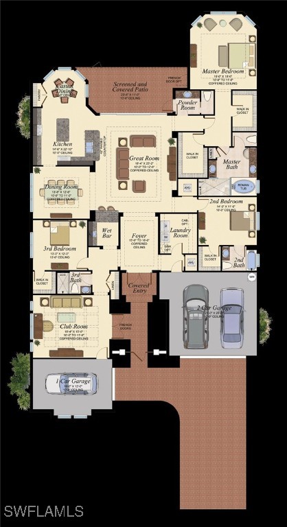 28617 Sicily Loop, Bonita Springs, FL 34135 - view of home floor plan
