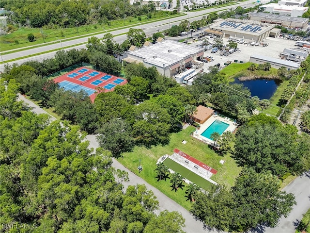 6790 Beach Resort Dr Unit 13, Naples, FL 34114 - drone / aerial view of a pool