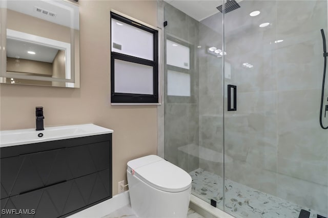 431 1st St NW, Naples, FL 34120 - full bathroom featuring a shower stall and vanity