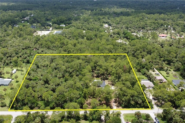 431 1st St NW, Naples, FL 34120 - aerial overview of property's location featuring property boundaries highlighted