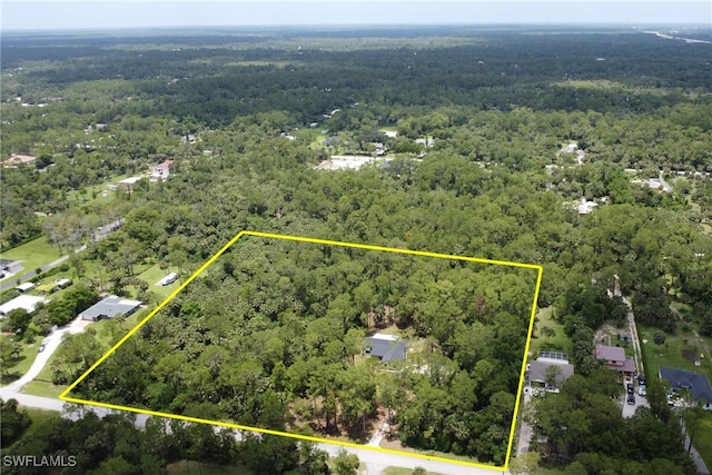 431 1st St NW, Naples, FL 34120 - aerial view of property's location with property boundaries highlighted