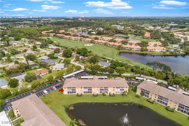 9650 Victoria Ln Unit 201B, Naples, FL 34109 - aerial overview of property's location featuring a nearby body of water and a golf club