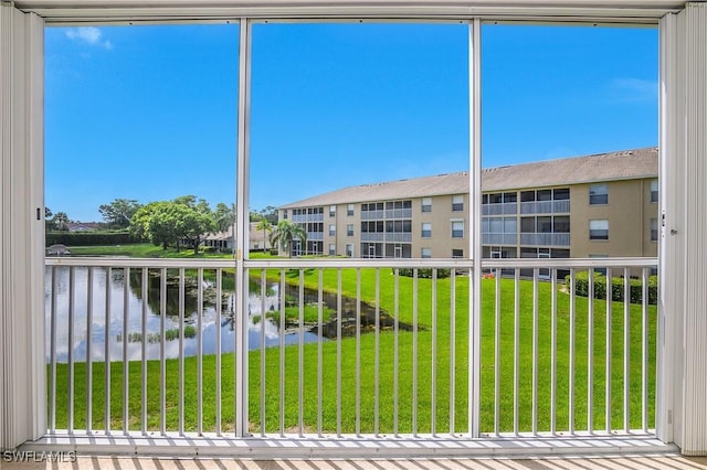9650 Victoria Ln Unit 201B, Naples, FL 34109 - exterior space featuring a water view