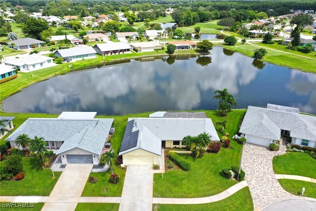 113 Picardy Ct, Naples, FL 34112 - aerial perspective of suburban area with a large body of water