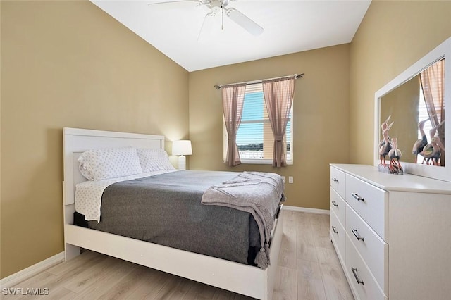 8610 Cedar Hammock Cir Unit 1223, Naples, FL 34112 - bedroom featuring light wood-type flooring and ceiling fan