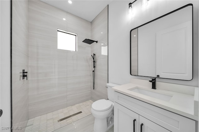 542 Raintree St E, Lehigh Acres, FL 33974 - full bathroom with tiled shower and vanity