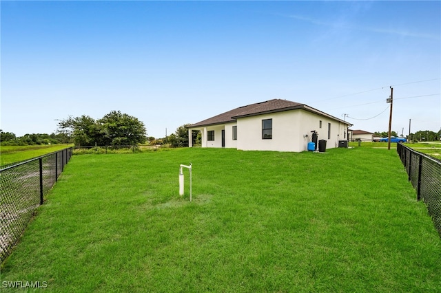 542 Raintree St E, Lehigh Acres, FL 33974 - view of fenced backyard