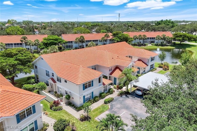 5040 Cedar Springs Dr Unit 201, Naples, FL 34110 - bird's eye view of a large body of water and a tree filled landscape