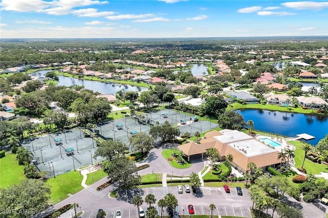 4333 Mistlethrush Ln, Naples, FL 34119 - aerial perspective of suburban area featuring a nearby body of water