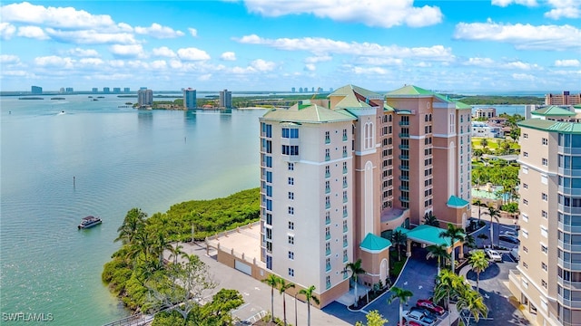 4137 Bay Beach Ln Unit 5P2, Fort Myers Beach, FL 33931 - view of urban area featuring a nearby body of water and apartment complex