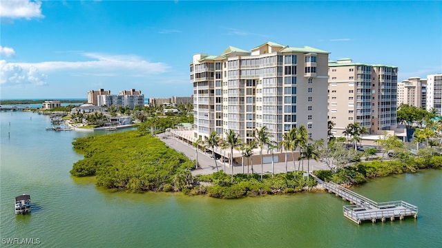 4137 Bay Beach Ln Unit 5P2, Fort Myers Beach, FL 33931 - view of apartment building / complex featuring a water view