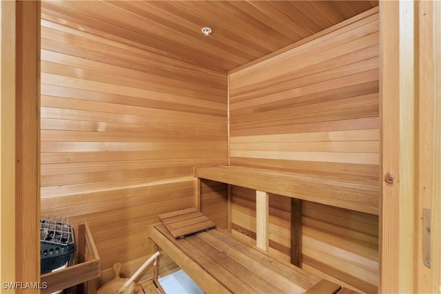 4137 Bay Beach Ln Unit 5P2, Fort Myers Beach, FL 33931 - relaxing sauna with wood walls