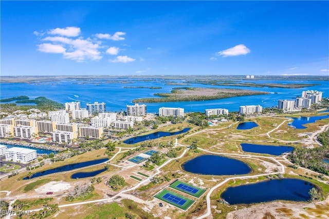 4137 Bay Beach Ln Unit 5P2, Fort Myers Beach, FL 33931 - bird's eye view of a large body of water and apartment complex