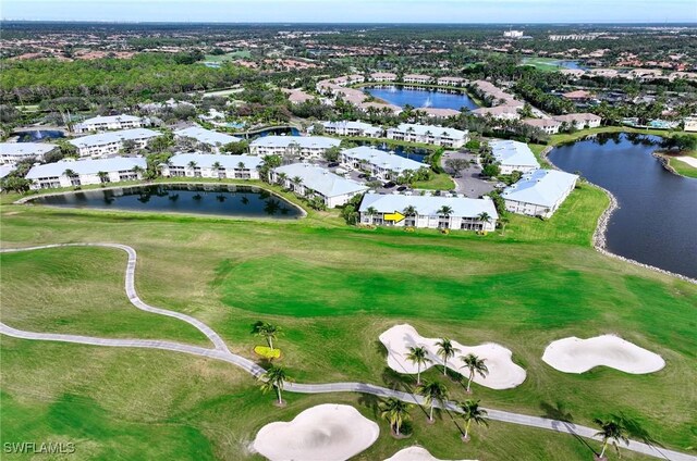 7905 Mahogany Run Ln Unit 1324, Naples, FL 34113 - aerial overview of property's location with a nearby body of water and nearby suburban area