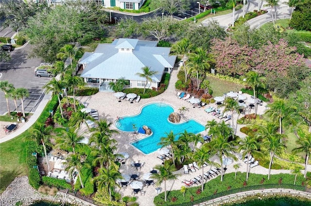 7905 Mahogany Run Ln Unit 1324, Naples, FL 34113 - aerial view of property's location with a pool area