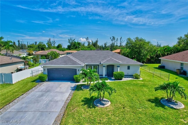 1905 SW 11th St, Cape Coral, FL 33991 - single story home with an attached garage, concrete driveway, stucco siding, and roof with shingles