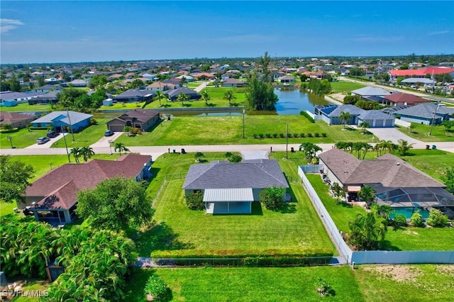 1905 SW 11th St, Cape Coral, FL 33991 - aerial perspective of suburban area featuring a nearby body of water