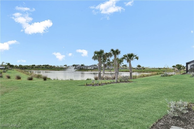 16272 Wax Myrtle St, Punta Gorda, FL 33982 - view of grassy yard featuring a water view