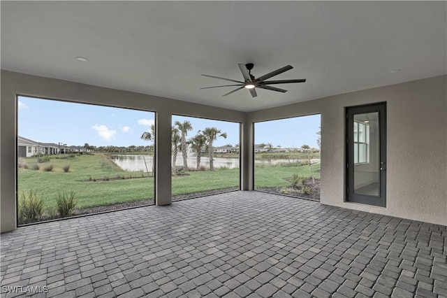 16272 Wax Myrtle St, Punta Gorda, FL 33982 - unfurnished sunroom with a water view