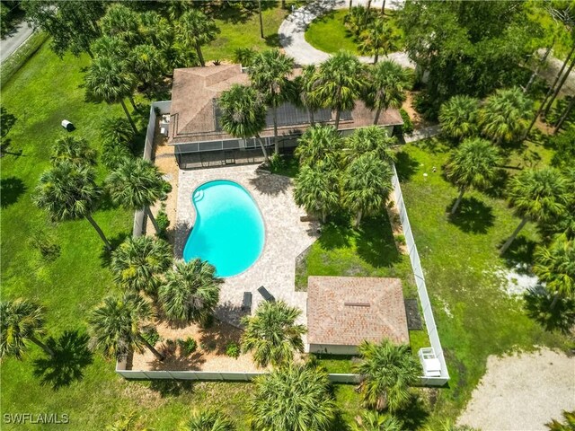 18381 Panther Trail Ln, North Fort Myers, FL 33917 - view of subject property featuring a pool