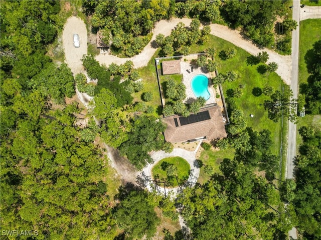 18381 Panther Trail Ln, North Fort Myers, FL 33917 - drone / aerial view of a pool