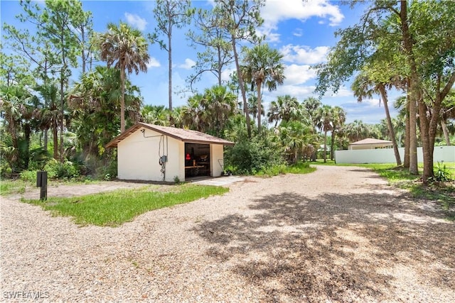 18381 Panther Trail Ln, North Fort Myers, FL 33917 - view of garage