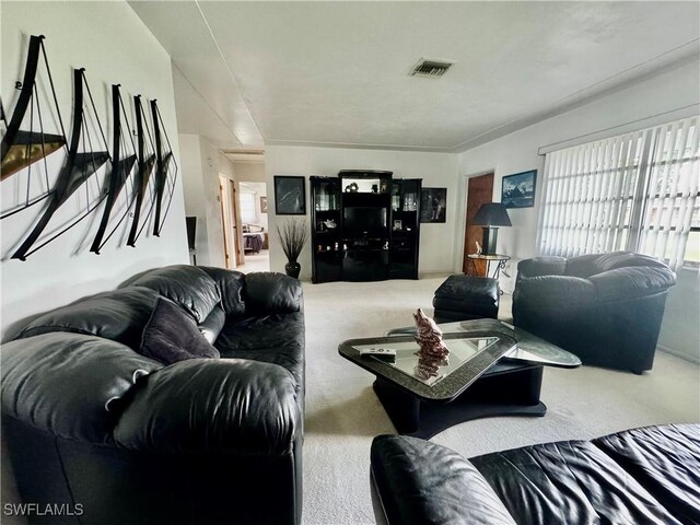1427 Charles Rd, Fort Myers, FL 33919 - living room featuring carpet flooring